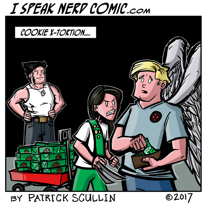 I Speak Nerd Comic Strip Cookie X-tortion