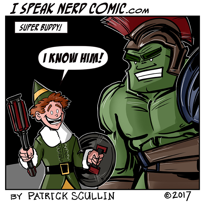 I Speak Nerd Comic Strip Super Buddy the Elf