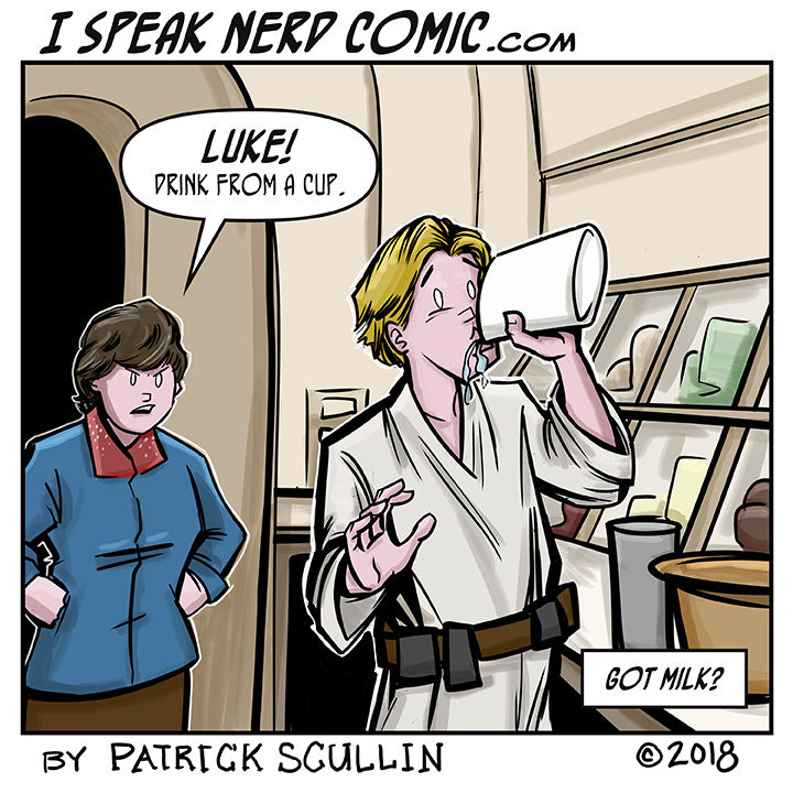 I Speak Nerd Comic Strip Got Milk Luke