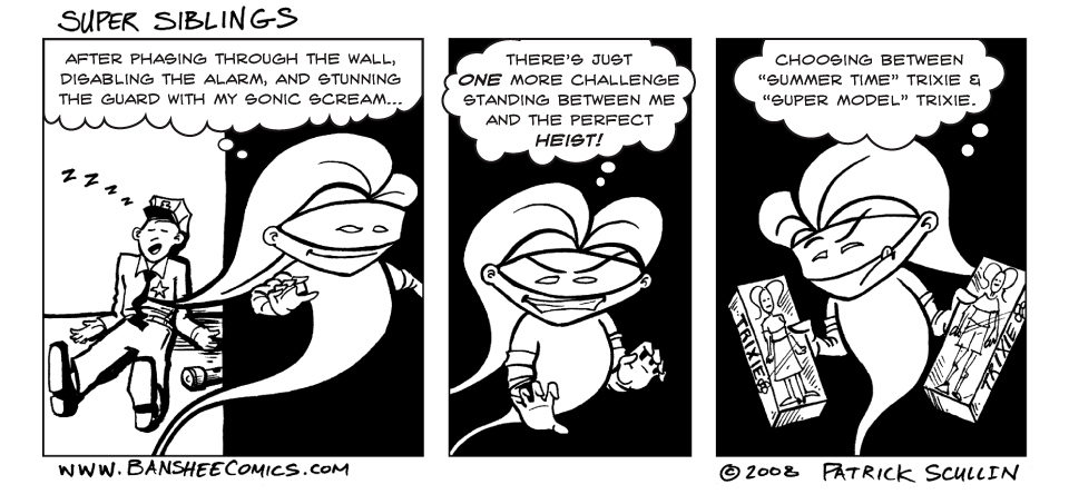 Super Siblings Comic Strip Break In