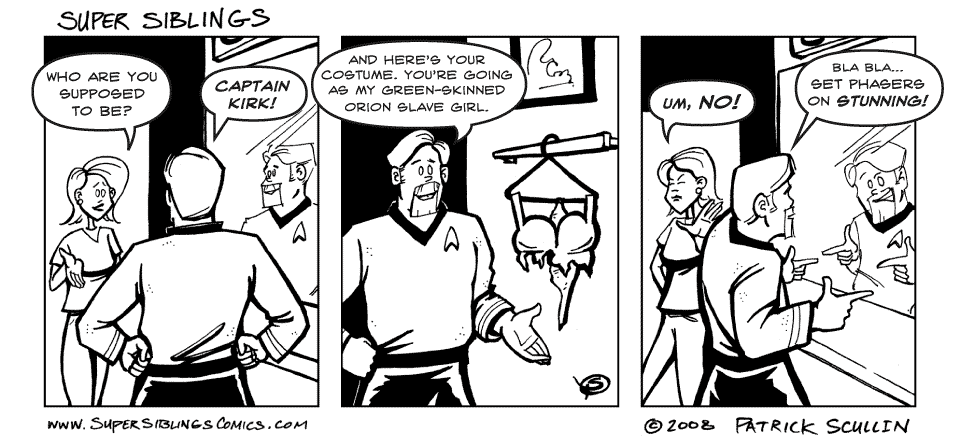 Super Siblings Comic Strip Trekker