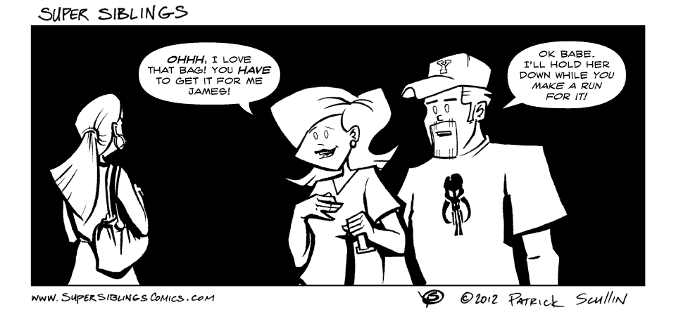 Snappy Answers Super Siblings Comic Strip by Patrick Scullin