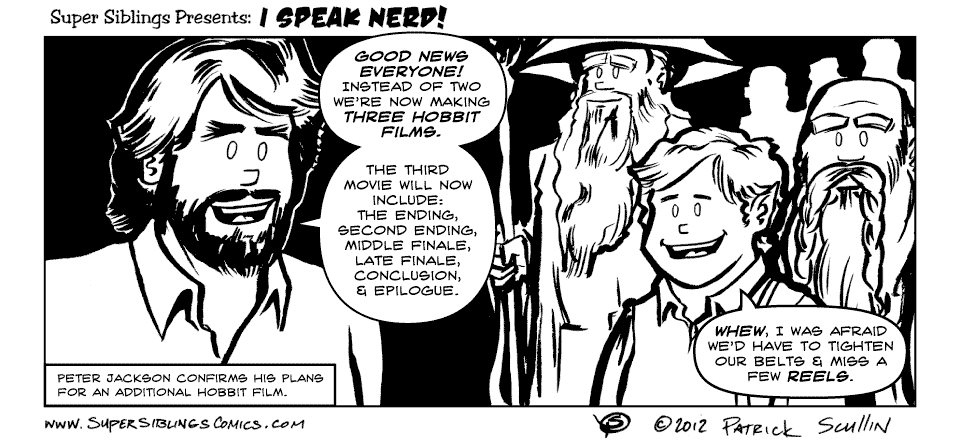 Second Ending Super Siblings Comic Strip by Patrick Scullin