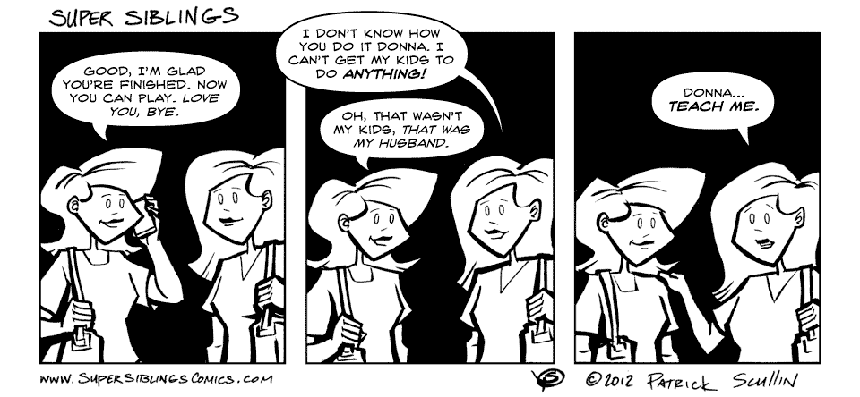 Honey Do Super Siblings Comic Strip by Patrick Scullin